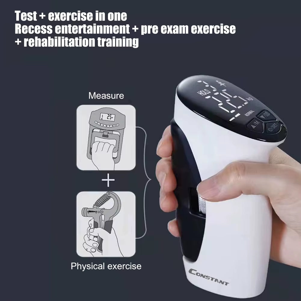 Digital Electronic Hand Grip Strength Trainer Gym Fitness Training Grip Strength Tester Hand Grip Exerciser Hand Dynamometer